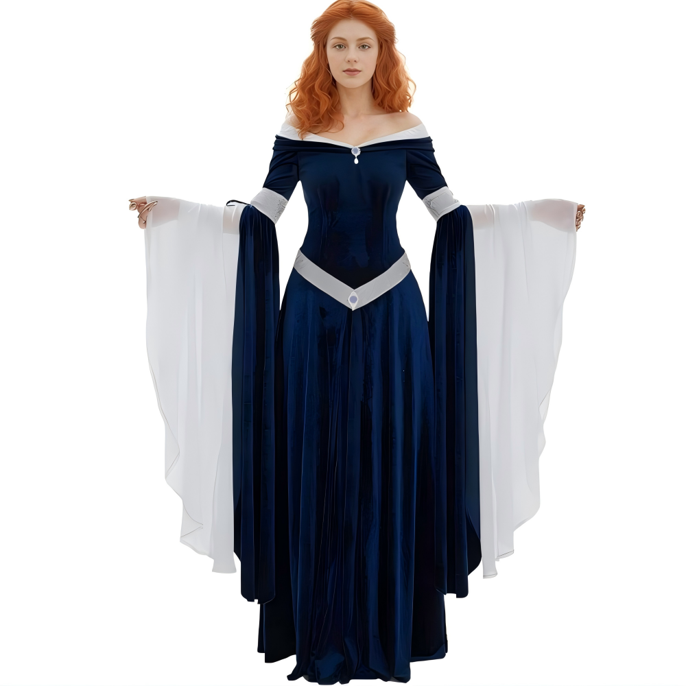 Women'S Green Formal Wear - DAIZBELLA レディース 中世ルネッサンス コスチューム エルフ スタイル