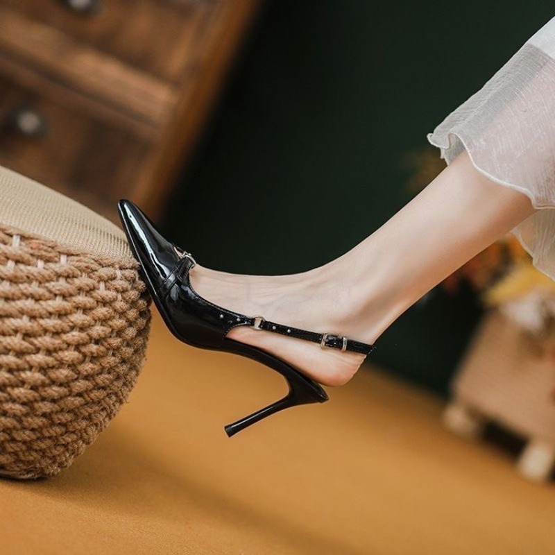 レディース スリングバック パンプス ポインテッドトゥ ミッ - Slingback Heel Formal のレビューと価格