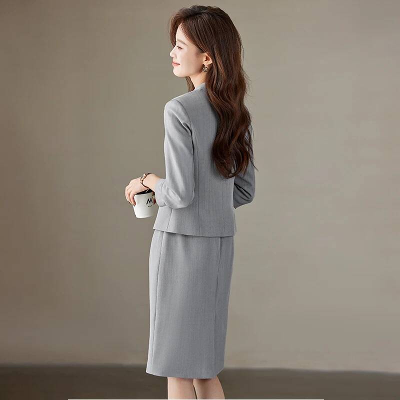 フォーマルな女性用ブレザー、ビジネスオフィスワークウェア、ブ - Women Formal Wear Stitching のレビューと価格