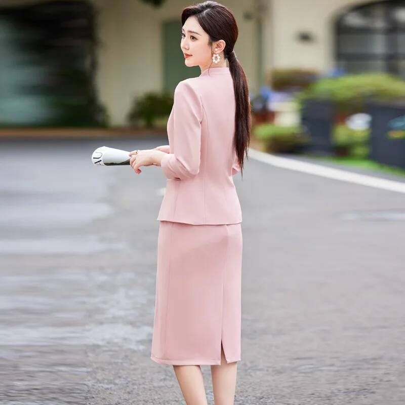 大きいサイズのフォーマルな秋冬用レディースビジネススーツ、ブ - Women Formal Wear Stitching のレビューと価格