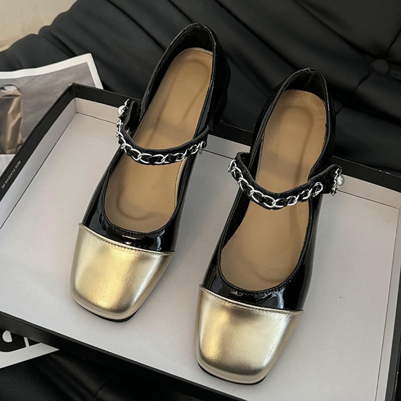 2026年 パールクラスプ 厚底ハイヒール ブラック ホワイ - Women Formal Wear Black And White のレビューと価格
