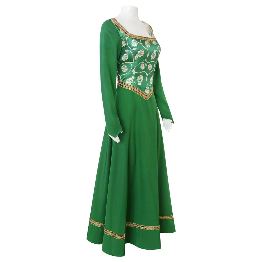 映画モンスタープリンセスフィオナコスプレ女性衣装レトログリー - Women'S Green Formal Wear のレビューと価格