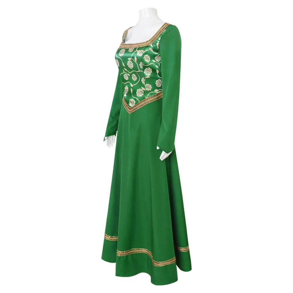映画モンスタープリンセスフィオナコスプレ女性衣装レトログリー - Women'S Green Formal Wear のレビューと価格