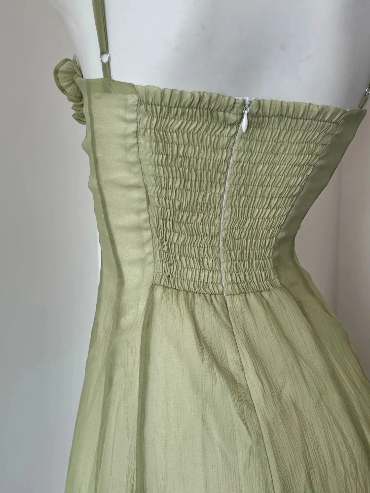 ヴィンテージフェアリーグランジグリーンロングドレススタイリッ - Women'S Green Formal Wear のレビューと価格