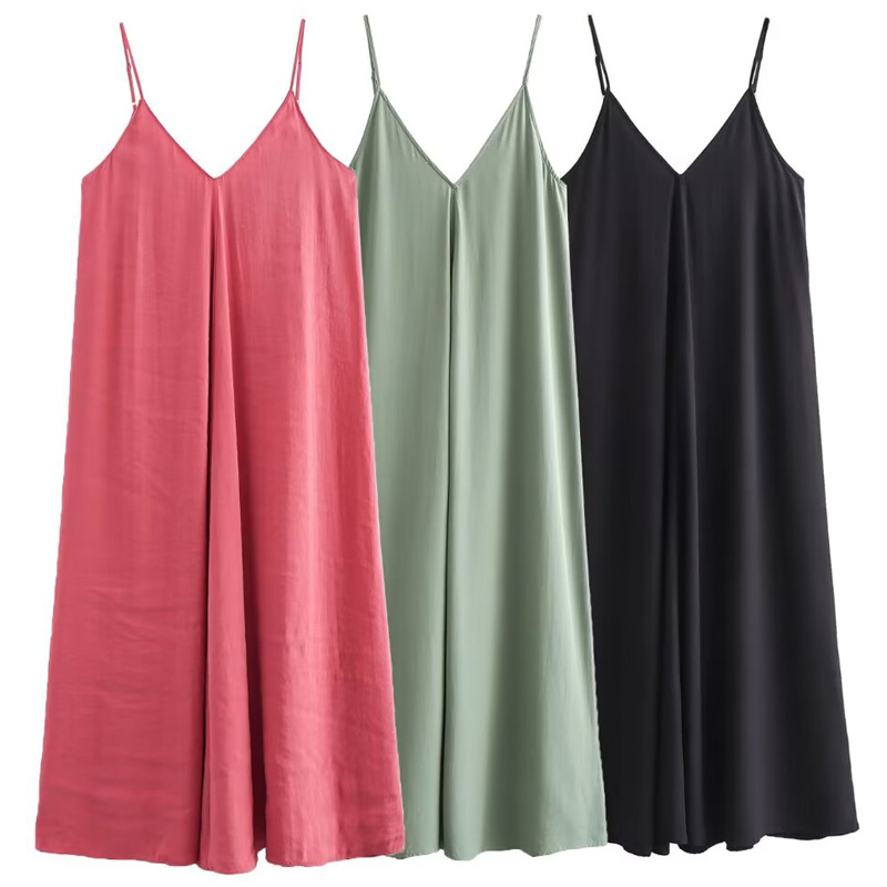 HXAO 2025 レディースドレススリップロングドレスエレ - Women'S Green Formal Wear のレビューと価格