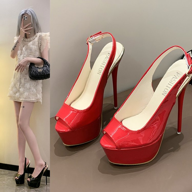 レディース スリングバック サンダル 超ハイヒール スティレ - Slingback Heel Formal のレビューと価格