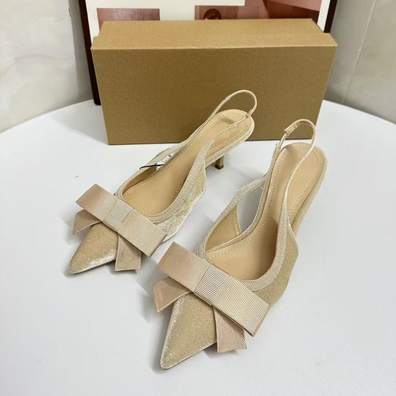 女性用の黒の先のとがったつま先のスリングバックパンプス、細い - Slingback Heel Formal のレビューと価格