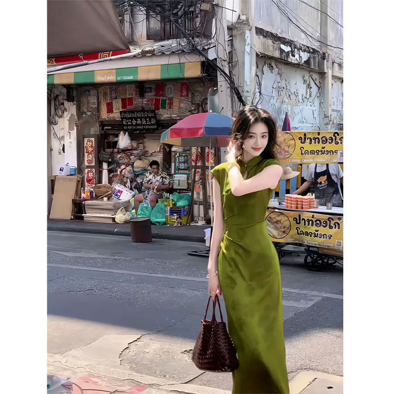 2024 新グリーン中国風のチャイナヴィンテージ S に X - Women'S Green Formal Wear のレビューと価格