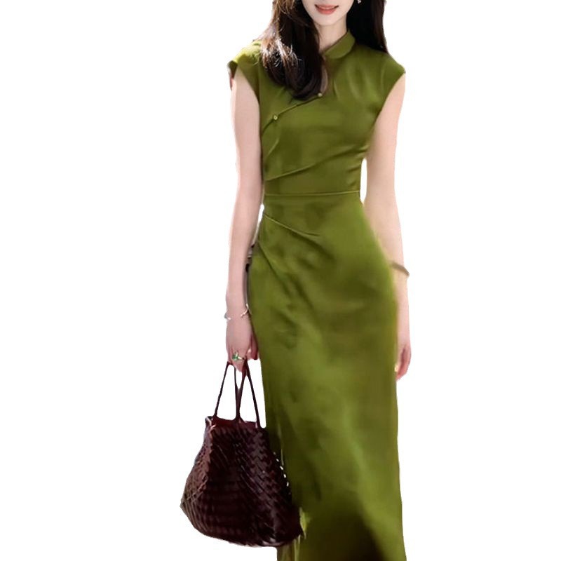 2024 新グリーン中国風のチャイナヴィンテージ S に X - Women'S Green Formal Wear のレビューと価格